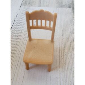 Mini wooden kitchen chair Furniture doll accessory toy figure